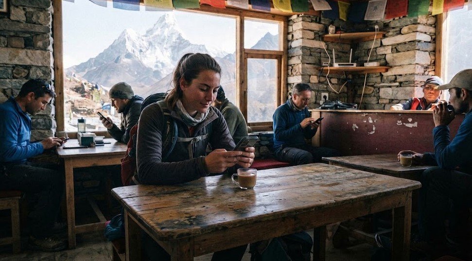 Wi-Fi and Mobile Signal on the Everest Base Camp Trek