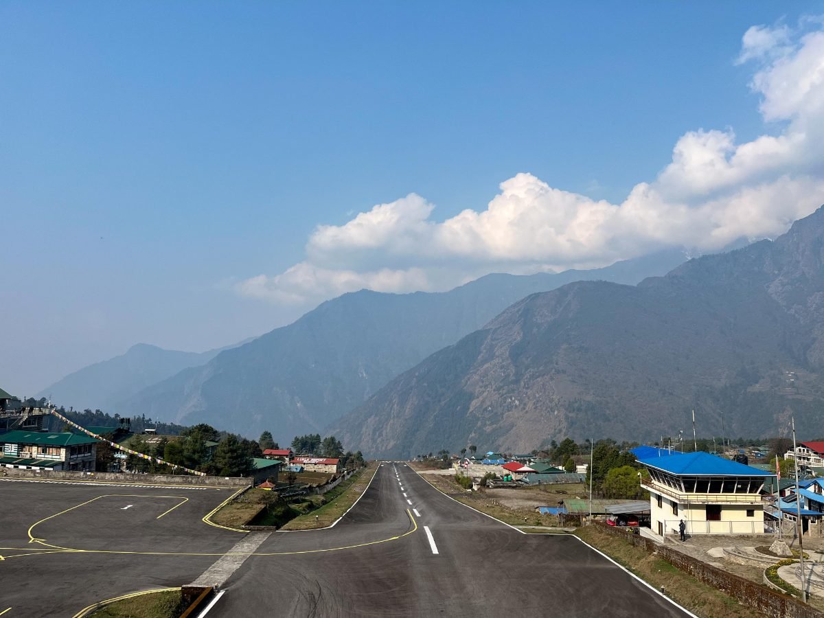 Lukla Airport during Everest Base Camp trek season